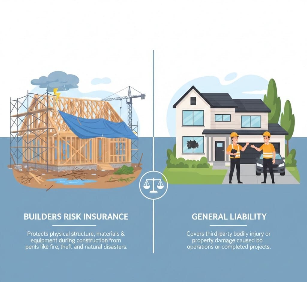 Builders Risk Insurance vs General Liability